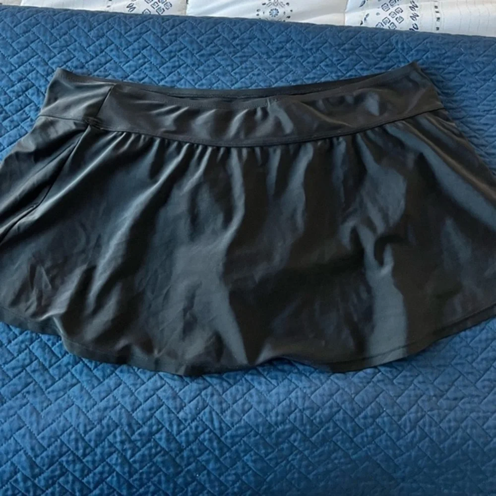 Kona Sol Skirtini Swim Skirt Black‎ Size 20W
